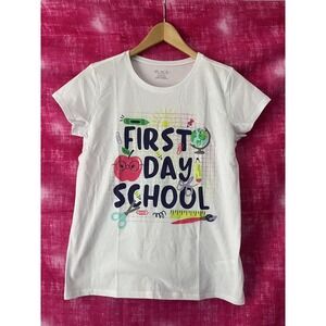 Children's Place Girls T-shirts Short Sleeve Fun Set of 3 XL-14‎ NWT